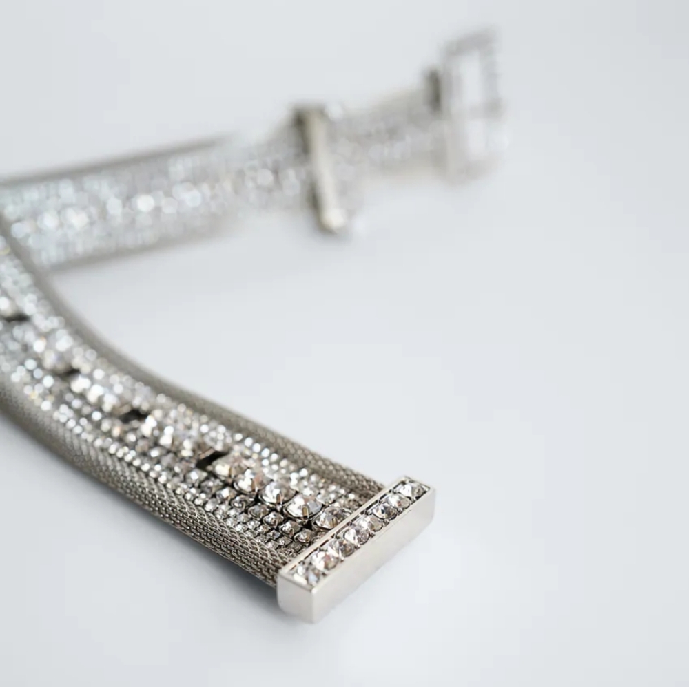 Zara JEWEL Rhinestone Belt - Picture 8 of 8